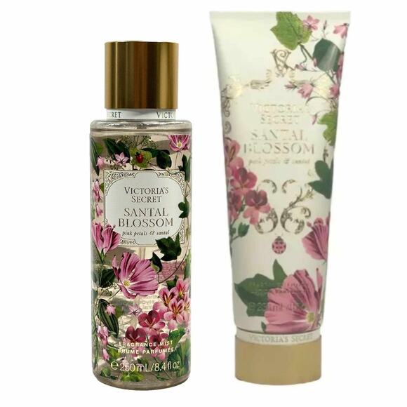 VS Victoria's Secret Santal Blossom Fragrance Lotion and Mist Set NEW - Picture 5 of 5
